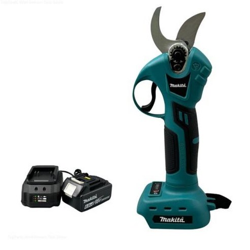 Makita 18V 브러시리스 전기 전정 가위 무선 전기 가위 휴대용 무선 브러시리스 전기 전정 가위 가드, 5) 1battery1charger - AU