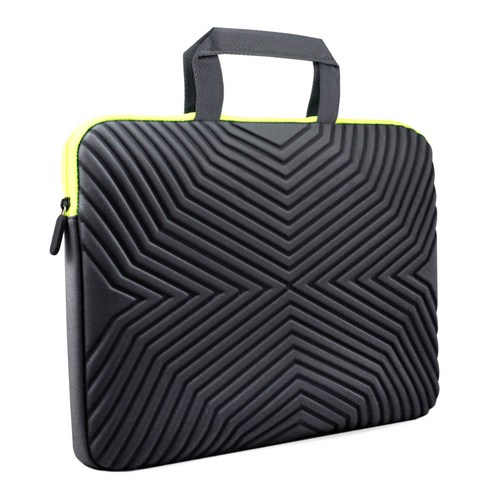 Xzante 15.6 인치 노트북 가방 남성과 여성 서류 방수 컴퓨터 핸들 360도 보호 블랙, 검정
