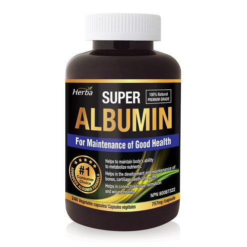 캐나다 알부민 240캡슐 800mg 고함량 슈퍼 albumin 로얄젤리 밀크씨슬 외 13가지 프리미엄 성분 허바 캐나다