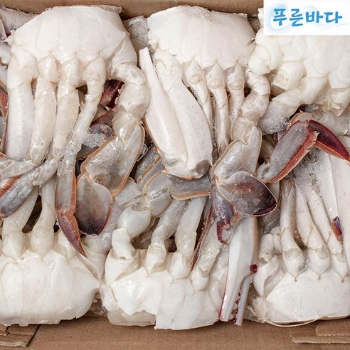 더푸름 냉동 손질 절단꽃게 450g 3L 2L L M S (육수 게장), 절단꽃게 2L 450g, 1개