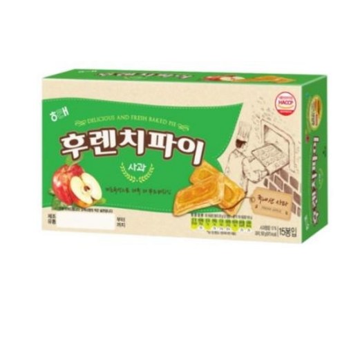 해태제과 후렌치파이 사과, 192g, 6개