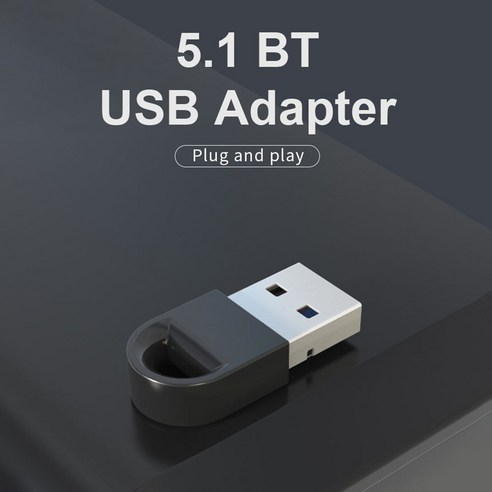 USB 블루투스 5.1 5.0 어댑터 무선 동글 송신기 수신기 PC 윈도우 11 10 8.1 7 블루투스 스테레오 헤드셋용, 2.02