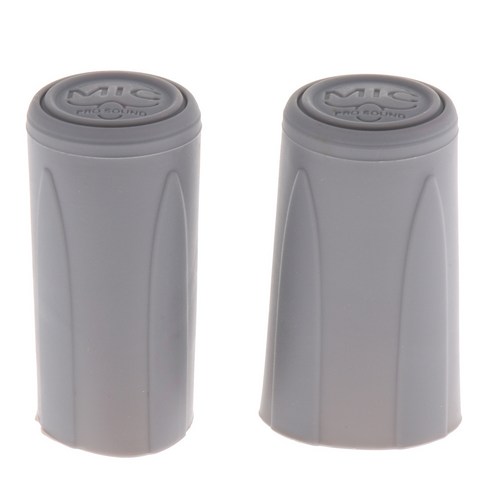 Ursmart 무선 유선 마이크 부품 용 2 pcs 마이크 배터리 캡 컵 커버 나사, 설명, 회색, 설명