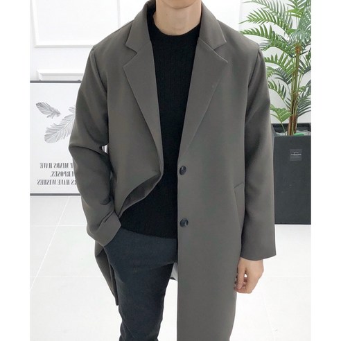 더제이엘 남성가을기본롱코트 코트 - 코트 | 쿠팡