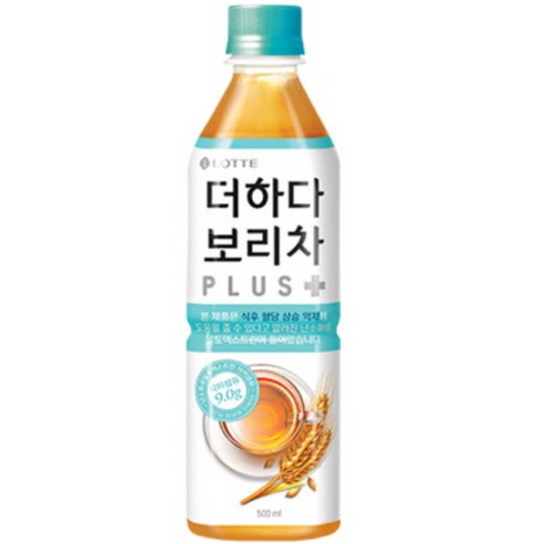 더하다 보리차 플러스 500ml, 5개