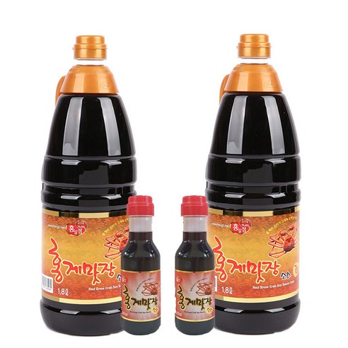 [류맛간장]홍일식품 홍게간장 홍게맛장소스골드, 2개, 1800ml