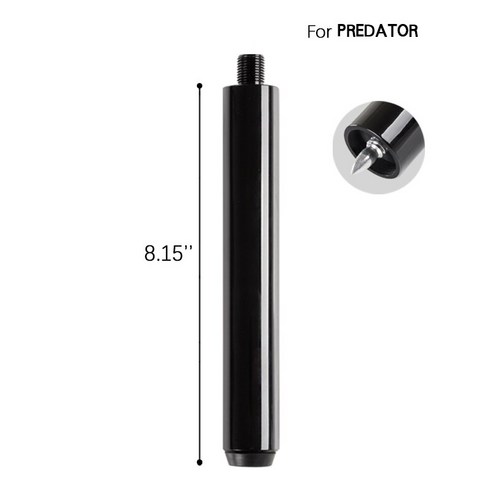 프레데터큐 추천 상품탄소 섬유 당구 확장 솔리드 우드 프레데터 풀 큐 또는 스누커 당구 액세서리 용 내구성 미끄럼 방지 큐 확장 제품 사진