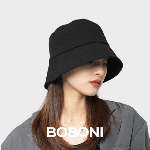 스타일과 편안함을 모두 갖춘 보보니 빅사이즈 순면 버킷햇