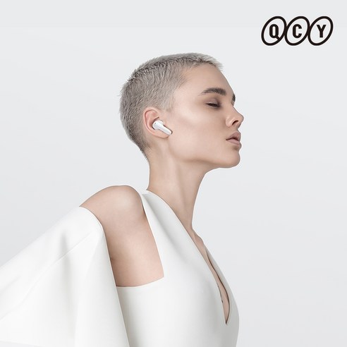 QCY T13X APP 블루투스이어폰 노이즈캔슬링, 바이올렛