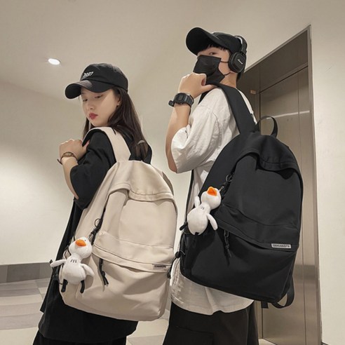 대용량, 스타일리시한, 노트북 백팩