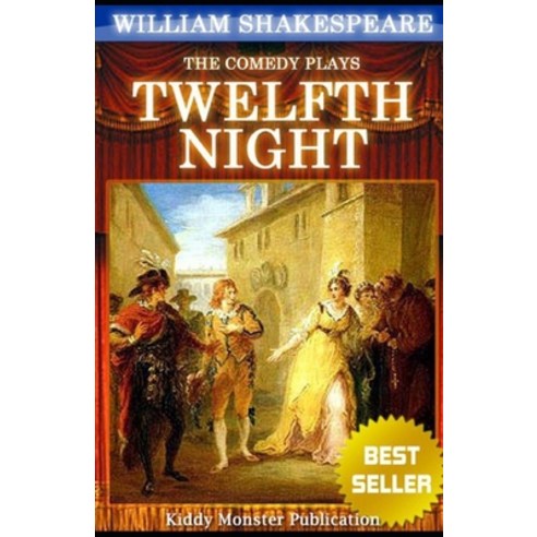 (영문도서) Twelfth Night Illustrated Paperback, Independently Published, English, 9798514289172