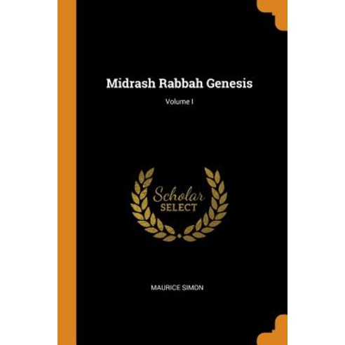 Midrash Rabbah Genesis; Volume I Paperback, Franklin Classics Trade Press, English, 9780353282988