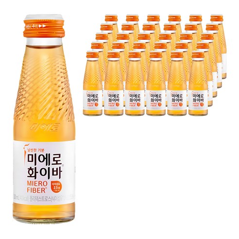 현대약품 미에로화이바, 100ml, 100개 병문안음료