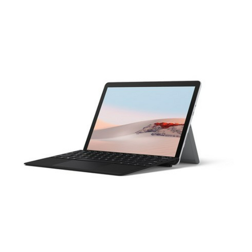 마이크로소프트 2020 Surface Go2 10.5 + 블랙 타입커버 패키지, 플래티넘, 코어M, 128GB, 8GB, WIN10 Home, TFZ-00009