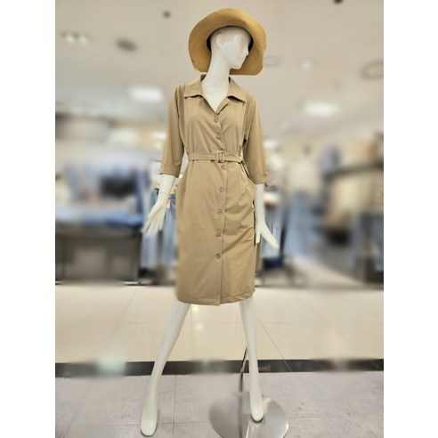 올리브데올리브 사선 버튼 벨티드 원피스YW3Ao111(2043819)