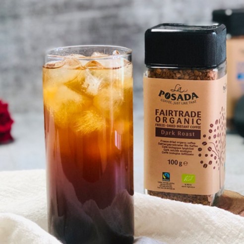 진한 로스팅의 유기농 공정 무역 다크 로스트 커피