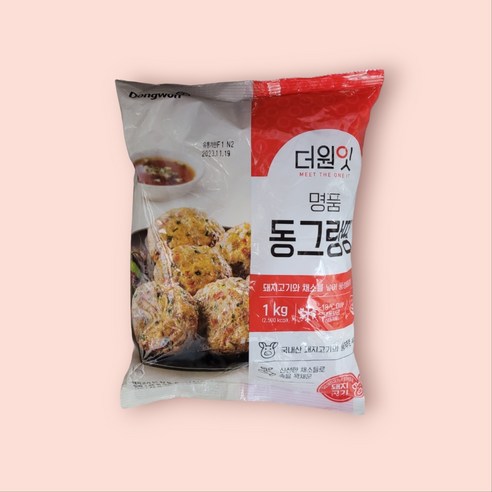 [미쓰리푸드마켓]동원명품동그랑땡1kg 진짜맛있어요, 1kg, 15개