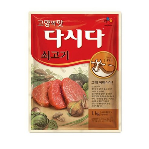 CJ제일제당 쇠고기 다시다, 1kg, 1개