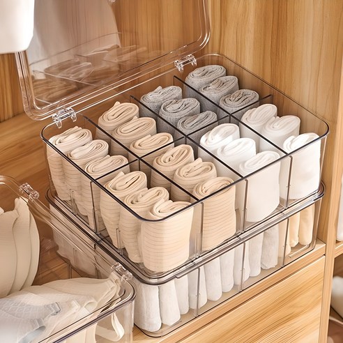 깔끔한 삶을 위한 투명한 선택, 리빙공감 DIY 덮개형 아크릴 정리함 리빙공감