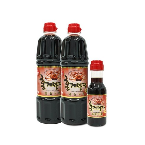 편스토랑 홍게간장 홍게액젓 레드 900ml 2EA + 레드 200ml세트, 1세트, 2L 새우액젓