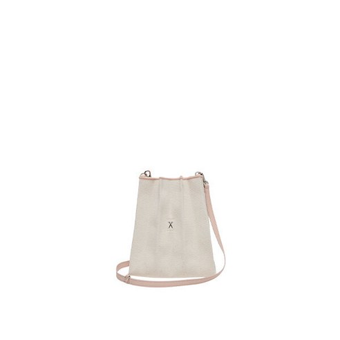 조셉앤스테이시 Lucky Pleats 캔버스 Cross Mini Nudy Pink