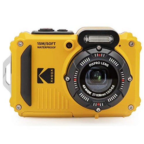 오늘도 특별하고 인기좋은 컴팩트디카 아이템을 확인해보세요. Kodak PIXPRO 옐로우 WPZ2: 내구성과 기능성이 뛰어난 컴팩트 디지털 카메라