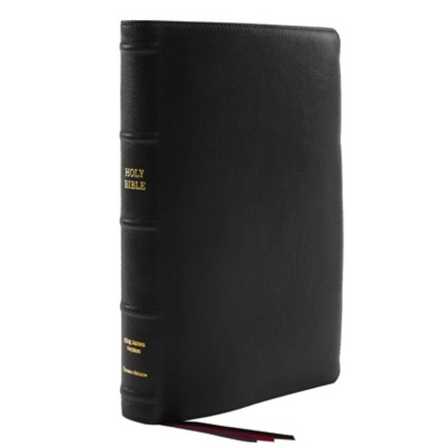 (영문도서) Kjv Thinline Bible Large Print Premium Goatskin Leather Black Premier Collection Red Le... Leather, Thomas Nelson, English, 9780785257653