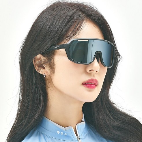 톰디어 변색 미러 각도조절 고스트 자전거 고글 스포츠 골프 낚시, 고스트고글 TG2, 매트 블랙 프레임, 1개