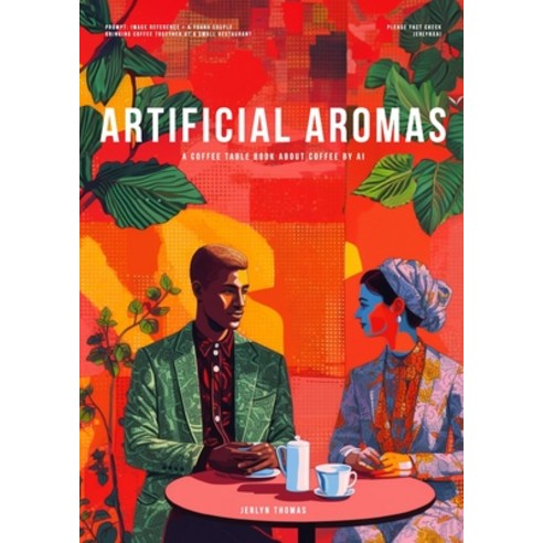 (영문도서) Artificial Aromas: A Coffee Table Book About Coffee by AI Paperback, Design Lady, LLC, English, 9781736101056