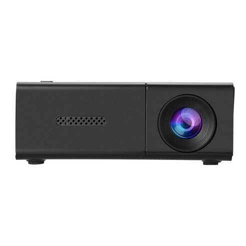 SorJar 미니빔프로젝터 USB 전원 지원 캠핑용 가정용 겸용 고화질 빔프로젝트 HDMI 유선 연결