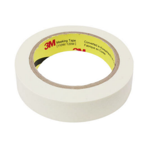 3M 종이 마스킹 테이프 40M, 24mm, 5개, 상아색