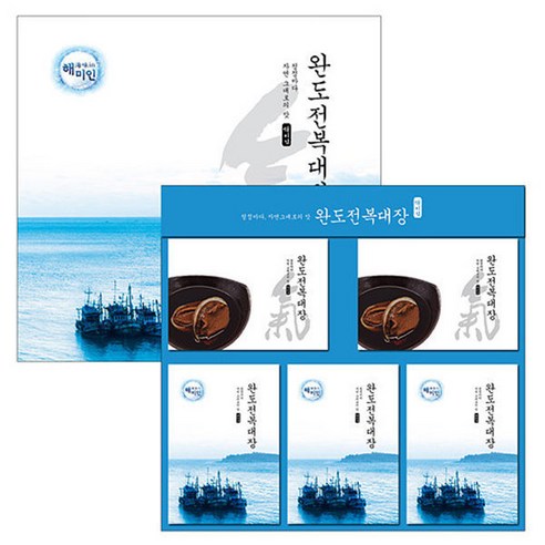 [바다향기] 완도 전복장 고급세트 1호(180gx10팩), 상세 설명 참조