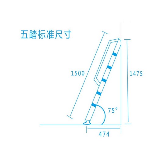 걸이식 사다리 게스트하우스 이층침대 창고 도미토리 우드 나무 일자사다리, 01. 로그 색상 5단계 1.5미터