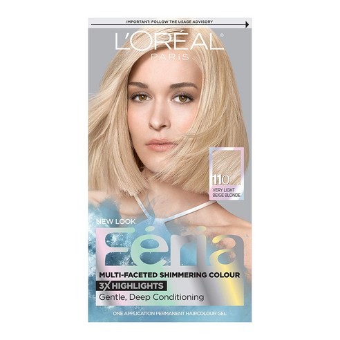 L''Oreal 페리아 퍼머넌트 헤어 컬러 젤, Very Light beige Blonde, 1개