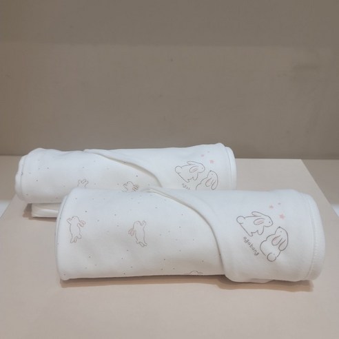 우리 아기 첫 만남, 포근한 토끼 속삭임으로 감싸주세요 아가방속싸개