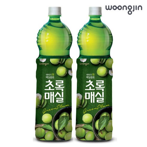 웅진 초록매실 페트, 1.5L, 60개