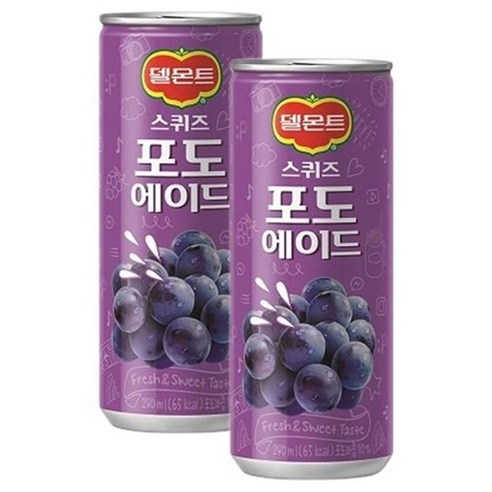 롯데 스퀴즈 포도 240ml x 30캔, 30개