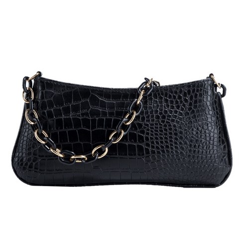YAPOGI 여성 Crossbody 가방 YAPOGI 여름 새로운 유행 단일 어깨 작은 정사각형 가방 스톤 패턴 체인 겨드랑이 가방 YAPOGI