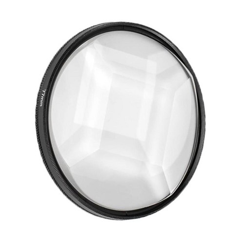 특수 효과 렌즈 전경 흐림 반복 색상 이미지 동물 SLR 렌즈 촬영 액세서리 부품, 77mm, 하얀, 유리