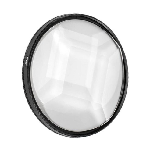 카메라 특수 효과 광학 유리 렌즈 액세서리 필터 77mm 회전 가능, 하얀