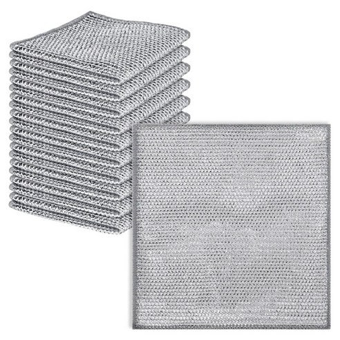 아케이바이 노스크래치 찌든때 수세미, 1세트, 10개입