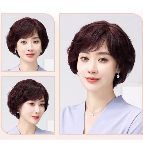 "혹시 나만 늙어 보이나?" 자연스러운 볼륨과 세련된 스타일, 엄마통가발로 되찾으세요! 여자항암가발
