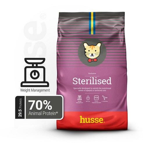 후새 고양이 스테럴라이즈드 건식사료, 닭, 1.36kg, 1개