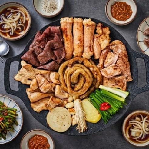 해와바다 소곱창 소대창 소막창 염통 초벌구이 간편식 캠핑용고기 소스 동봉, 220g, 1개