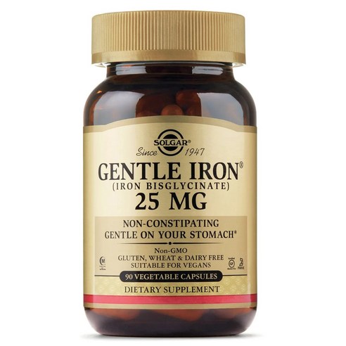 솔가 젠틀 철분 25mg 베지터블 캡슐