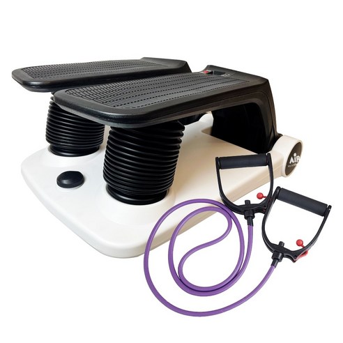 켈리앤스테판 저소음 에어 스텝퍼 K200 다리강화 스텝밀 천국의 계단 오르기 유산소 운동기구 홈트레이닝, K200_화이트