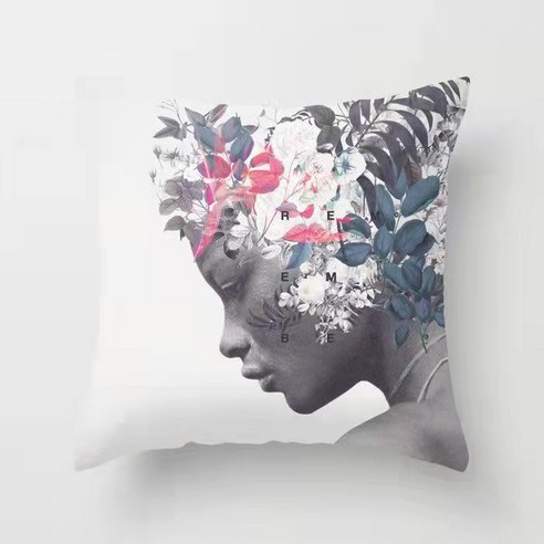 KORELAN 40cm*40cm( 베갯잇+베개심) ins 스타일쿠션 베개 자동차 쿠션 소파 쿠션 낮잠 베개 귀여운 쿠션, 6