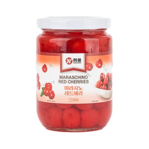 화풍 마라시노 레드체리(꼭지있음), 375g, 7개