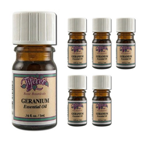 티퍼렛 베이직 보태니컬 제라늄 에센셜 오일, 5ml, 6개