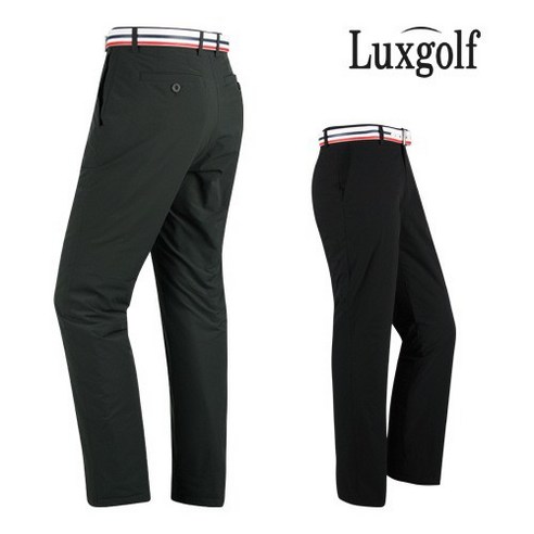 럭스골프 남성용 방한 패딩 솜 보온 스판바지 LX20W504